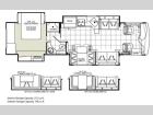 Floorplan - 2011 Fleetwood RV Discovery 36J