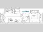 Floorplan - 2011 Gulf Stream RV Canyon Trail 29 FRBW