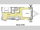 Floorplan - 2011 Forest River RV Wildwood 21RD