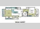 Floorplan - 2011 Forest River RV Cardinal 3425RT