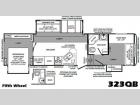 Floorplan - 2011 Forest River RV Wildcat 323QB