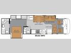 Floorplan - 2011 Thor Motor Coach Challenger 36FD