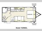 Floorplan - 2011 Forest River RV Salem Cruise Lite 22RBXL