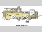 Floorplan - 2012 Forest River RV Salem Villa Estate 392RLDS