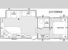 Floorplan - 2006 Keystone RV Sprinter Copper Canyon 274 FWRKS