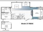Floorplan - 2012 Palomino Puma 27-RBSS