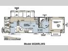Floorplan - 2012 Forest River RV Flagstaff Classic Super Lite 8528RLWS