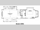 Floorplan - 2012 Forest River RV Cedar Creek Silverback 29RE