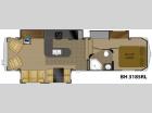 Floorplan - 2012 Heartland Bighorn 3185RL