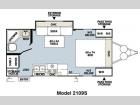 Floorplan - 2012 Forest River RV Rockwood Mini Lite 2109S