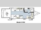 Floorplan - 2012 Forest River RV Rockwood Roo 21RS