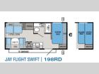 Floorplan - 2012 Jayco Jay Flight Swift 198RD