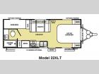 Floorplan - 2012 Forest River RV Wildwood X-Lite 22XLT