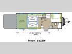 Floorplan - 2012 Forest River RV Stealth Limited Edition SS2216