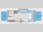 Floorplan - 2012 Jayco Jay Feather Ultra Lite X23B