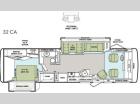 Floorplan - 2012 Tiffin Motorhomes Allegro 32 CA