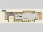 Floorplan - 2012 Fleetwood RV Discovery 40G
