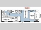 Floorplan - 2012 Holiday Rambler Traveler 26 BH