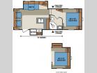 Floorplan - 2012 KZ Sportsmen S245SB