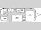 Floorplan - 2012 Airstream RV International 23FB