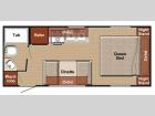 Floorplan - 2012 Gulf Stream RV Ameri-Lite 21MBG Special Edition