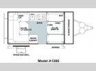 Floorplan - 2012 Forest River RV Rockwood Hard Side Series A128S