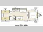 Floorplan - 2012 Forest River RV Wildwood X-Lite 281QBXL