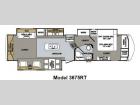 Floorplan - 2012 Forest River RV Cardinal 3675RT