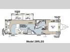 Floorplan - 2012 Forest River RV Flagstaff Super Lite 29RLSS