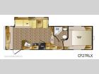 Floorplan - 2012 CrossRoads RV Cruiser CF27RLX