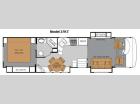 Floorplan - 2012 Thor Motor Coach Challenger 37KT
