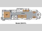 Floorplan - 2012 Forest River RV V-Cross Classic 29VCFL