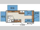 Floorplan - 2012 KZ Sportsmen Classic 20RBT
