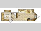 Floorplan - 2012 CrossRoads RV Hampton HT350FK