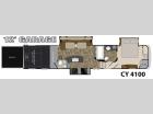 Floorplan - 2013 Heartland Cyclone 4100 King