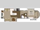 Floorplan - 2013 Heartland ElkRidge 34TSRE