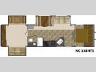 Floorplan - 2013 Heartland North Country Lakeside SLT 33BHTS SLT