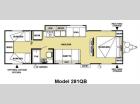 Floorplan - 2013 Forest River RV Salem Cruise Lite 281QBXL