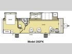 Floorplan - 2013 Forest River RV Salem Hemisphere 292FK