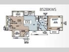 Floorplan - 2013 Forest River RV Flagstaff Classic Super Lite 8528IKWS