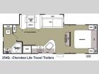 Floorplan - 2013 Forest River RV Cherokee 254Q Lite