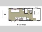 Floorplan - 2013 Forest River RV Cherokee Grey Wolf 19RR