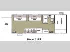Floorplan - 2013 Forest River RV Cherokee Grey Wolf 21RR