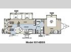 Floorplan - 2013 Forest River RV Rockwood Signature Ultra Lite 8314BSS