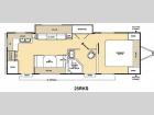 Floorplan - 2013 Coachmen RV Catalina Deluxe Edition 25RKS