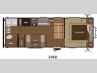 Floorplan - 2013 Keystone RV Hideout 23RB