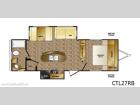 Floorplan - 2013 CrossRoads RV Cruiser Aire CTL27RB