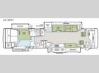 Floorplan - 2013 Tiffin Motorhomes Phaeton 40 QTH