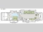 Floorplan - 2013 Tiffin Motorhomes Phaeton 42 QBH