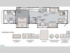 Floorplan - 2013 Holiday Rambler Endeavor 43 DFT